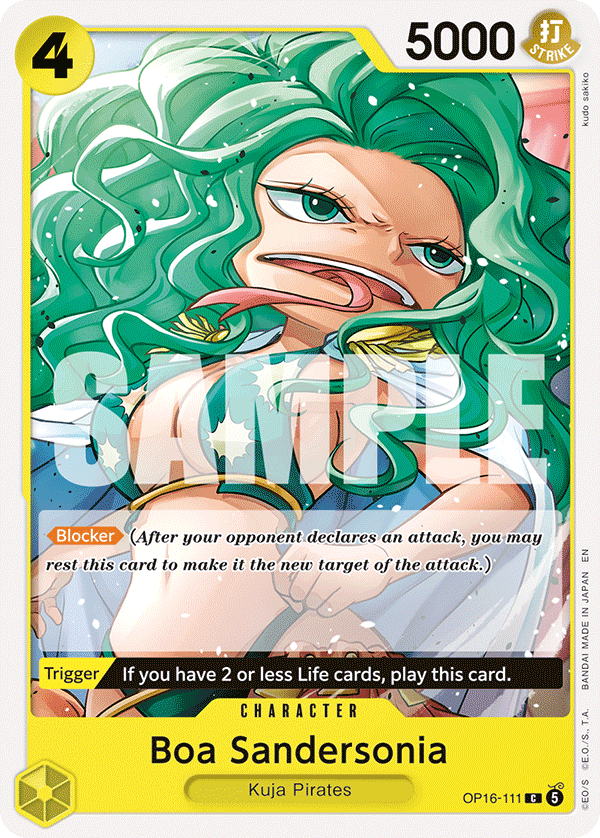 Boa Sandersonia One Piece TCG Card