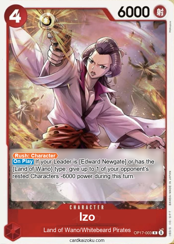 Izo One Piece TCG Card