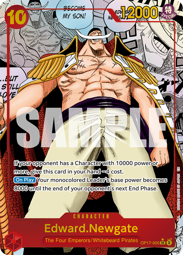 Edward.Newgate One Piece TCG Card