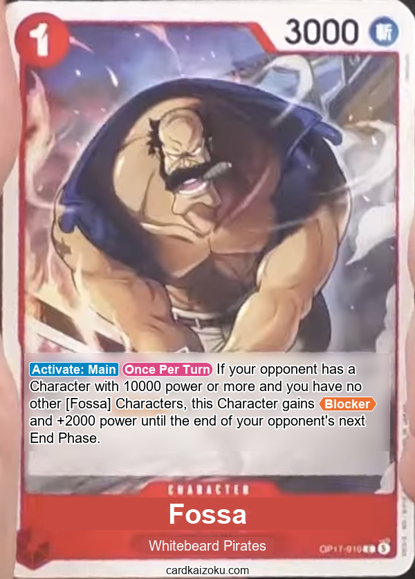 Fossa One Piece TCG Card