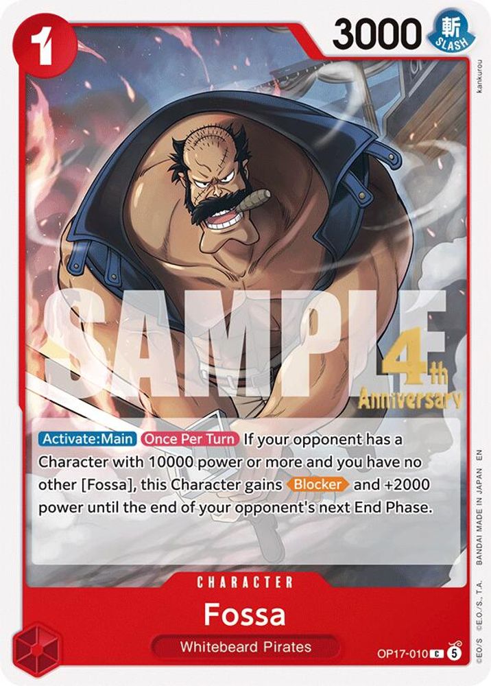 Fossa One Piece TCG Card