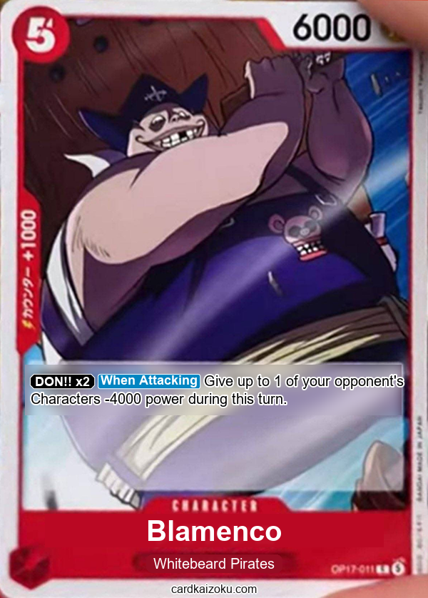 Blamenco One Piece TCG Card
