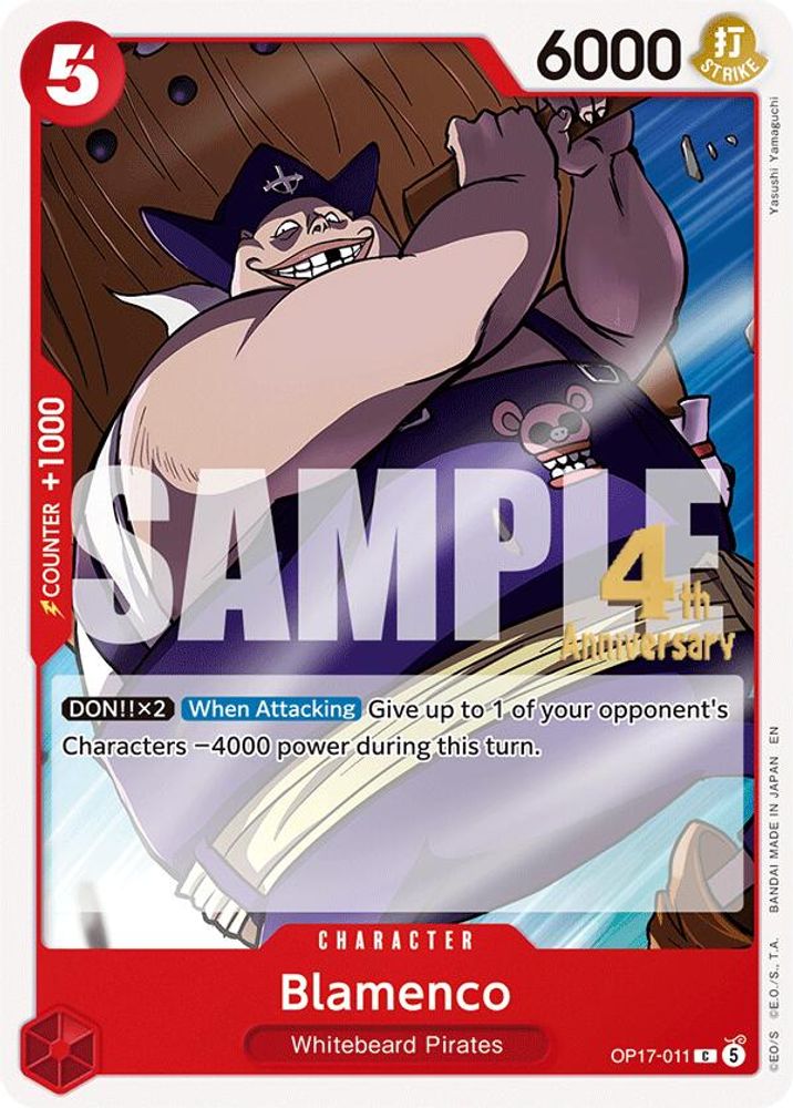 Blamenco One Piece TCG Card