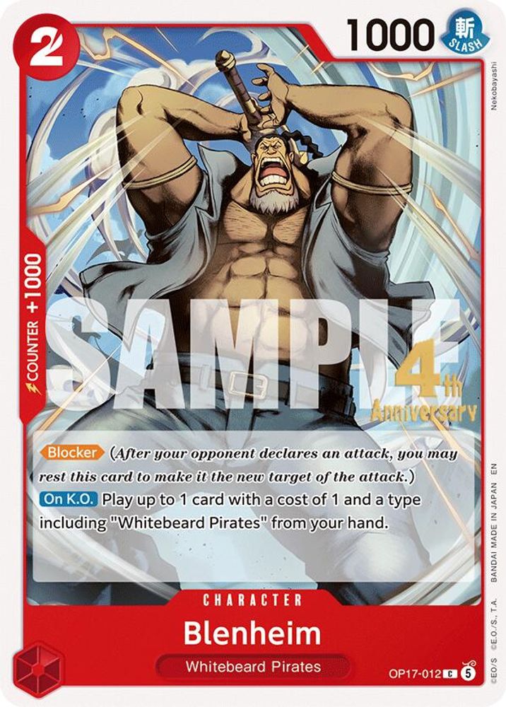 Blenheim One Piece TCG Card
