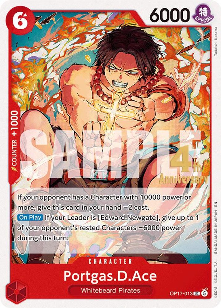 Portgas.D.Ace One Piece TCG Card