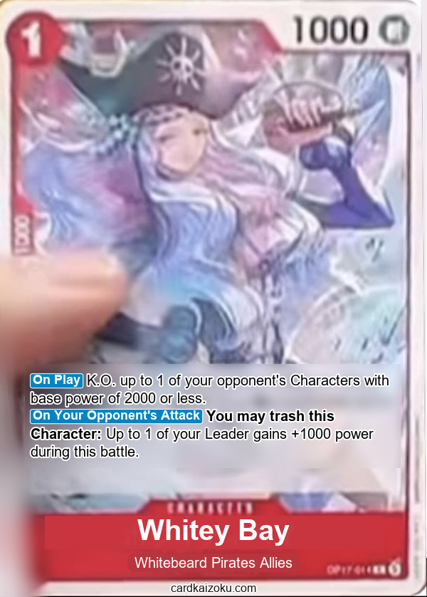 Whitey Bay One Piece TCG Card