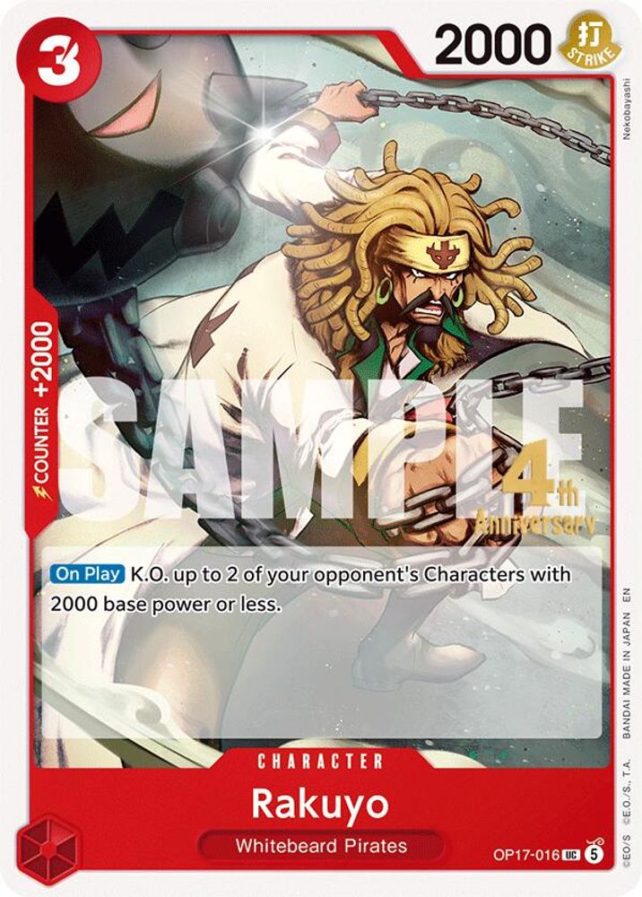 Rakuyo One Piece TCG Card