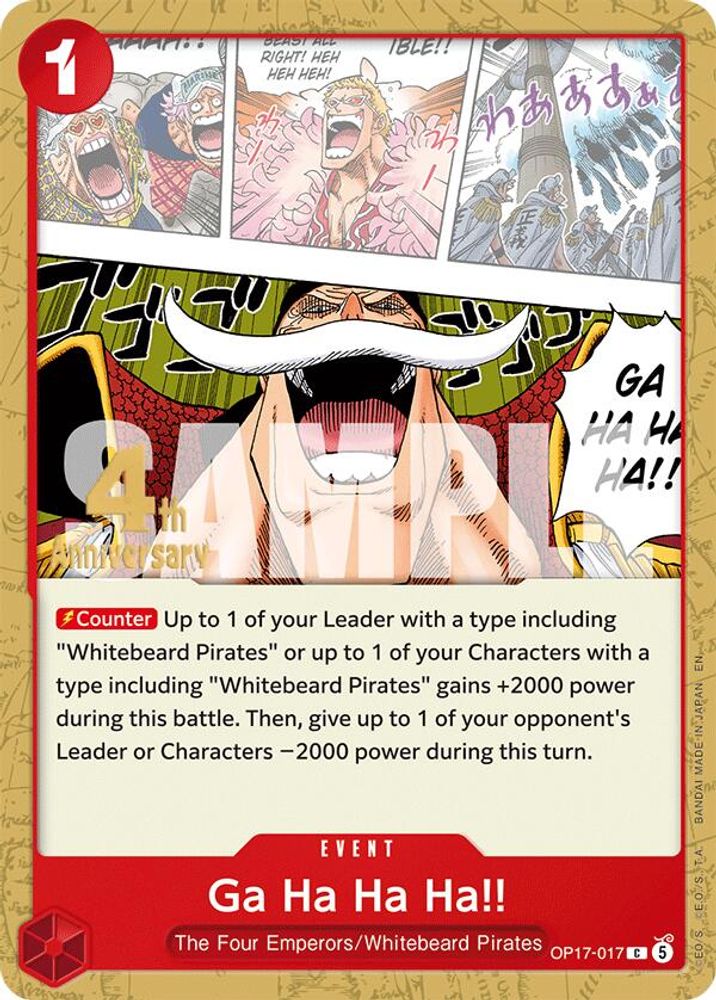 Ga Ha Ha Ha!! One Piece TCG Card