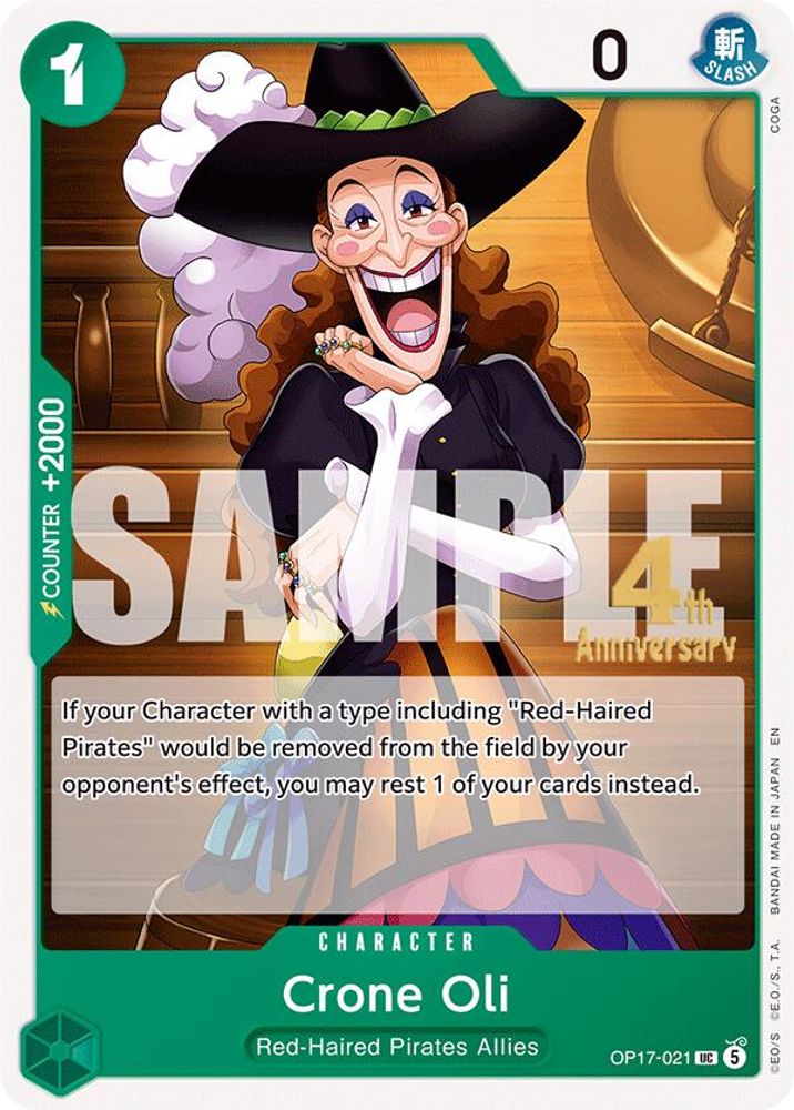 Crone Oli One Piece TCG Card