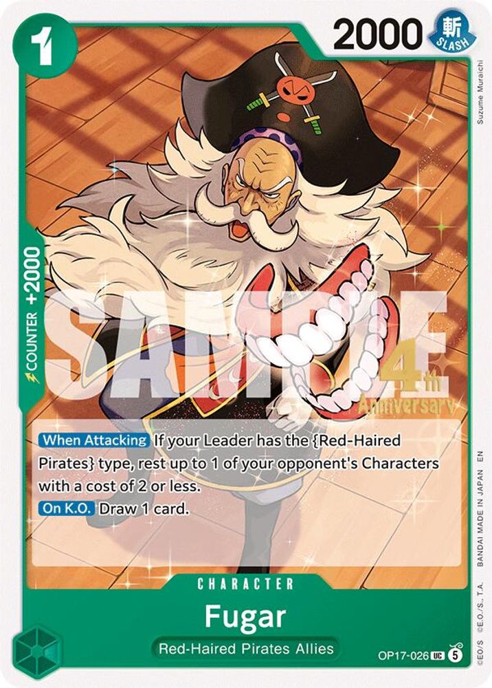Fugar One Piece TCG Card
