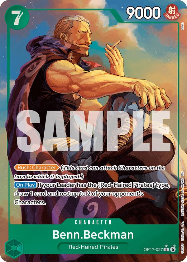 Benn.Beckman One Piece TCG Card