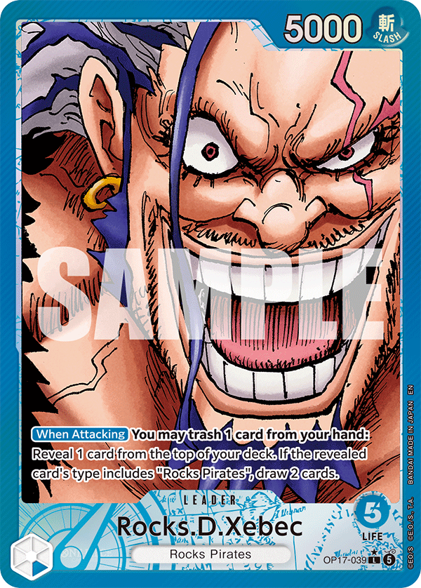 Rocks.D.Xebec One Piece TCG Card
