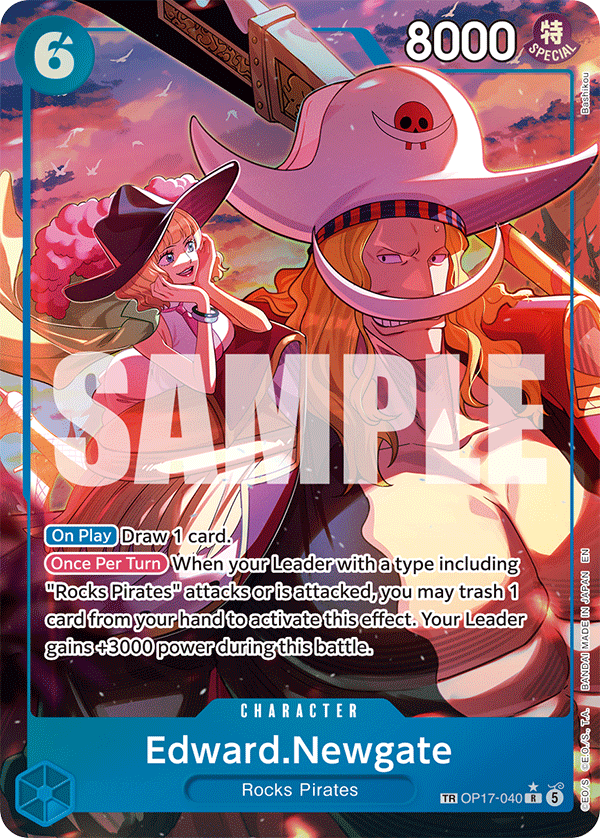 Edward.Newgate One Piece TCG Card