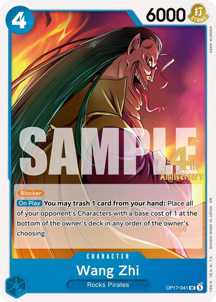 Wang Zhi One Piece TCG Card