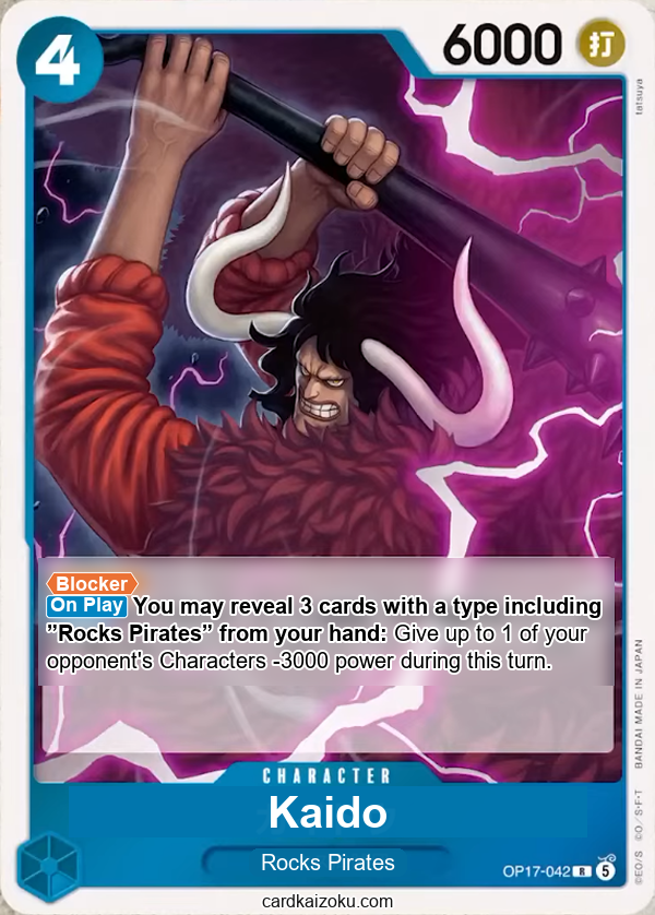 Kaido One Piece TCG Card