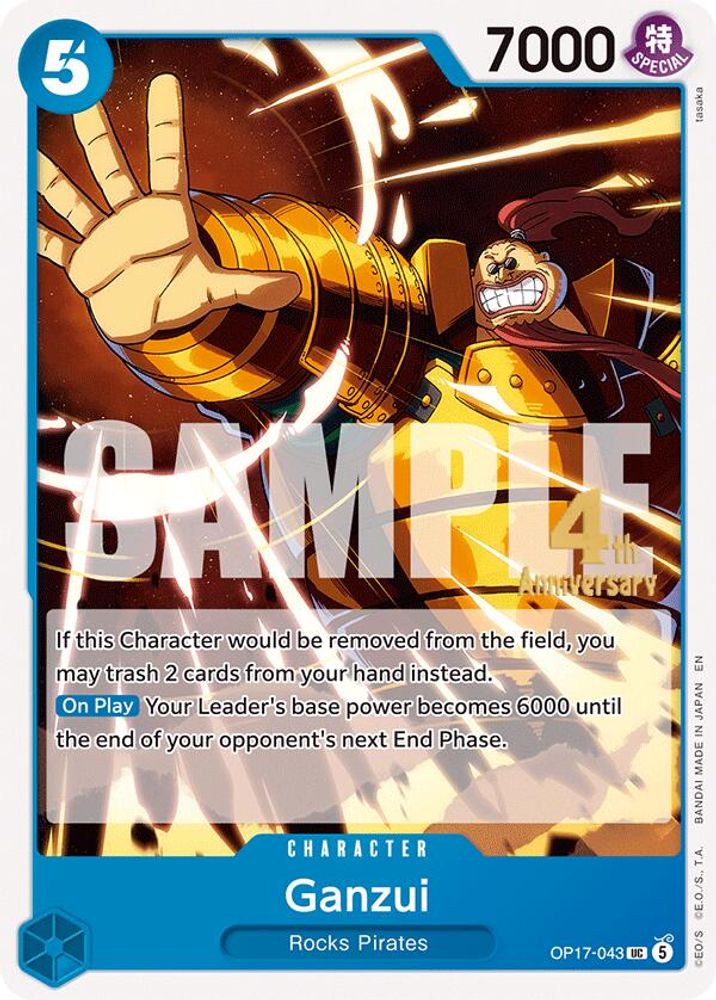 Ganzui One Piece TCG Card
