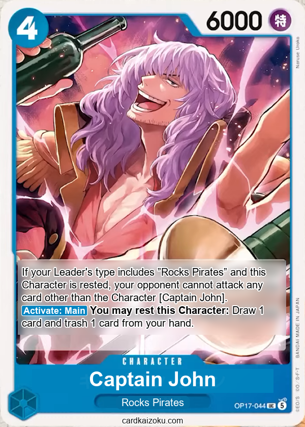 Captain John One Piece TCG Card