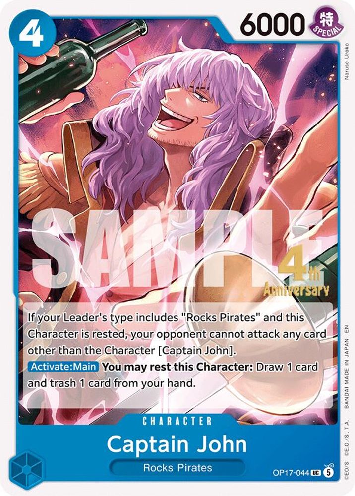 Captain John One Piece TCG Card