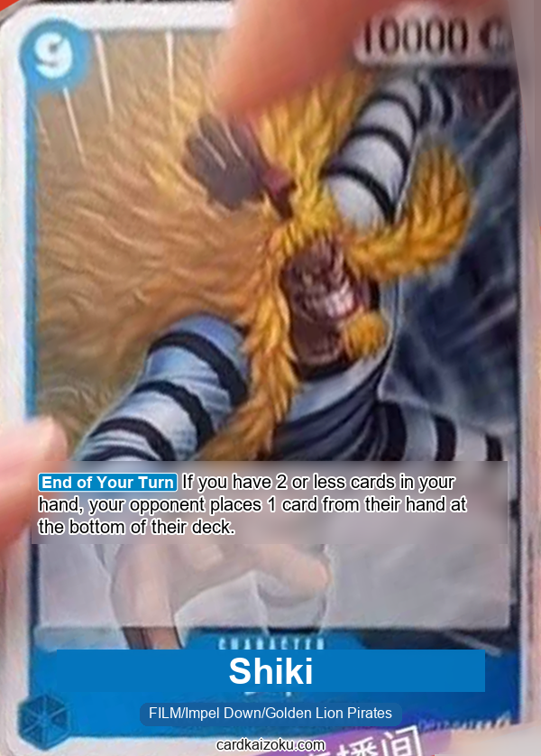 Shiki One Piece TCG Card