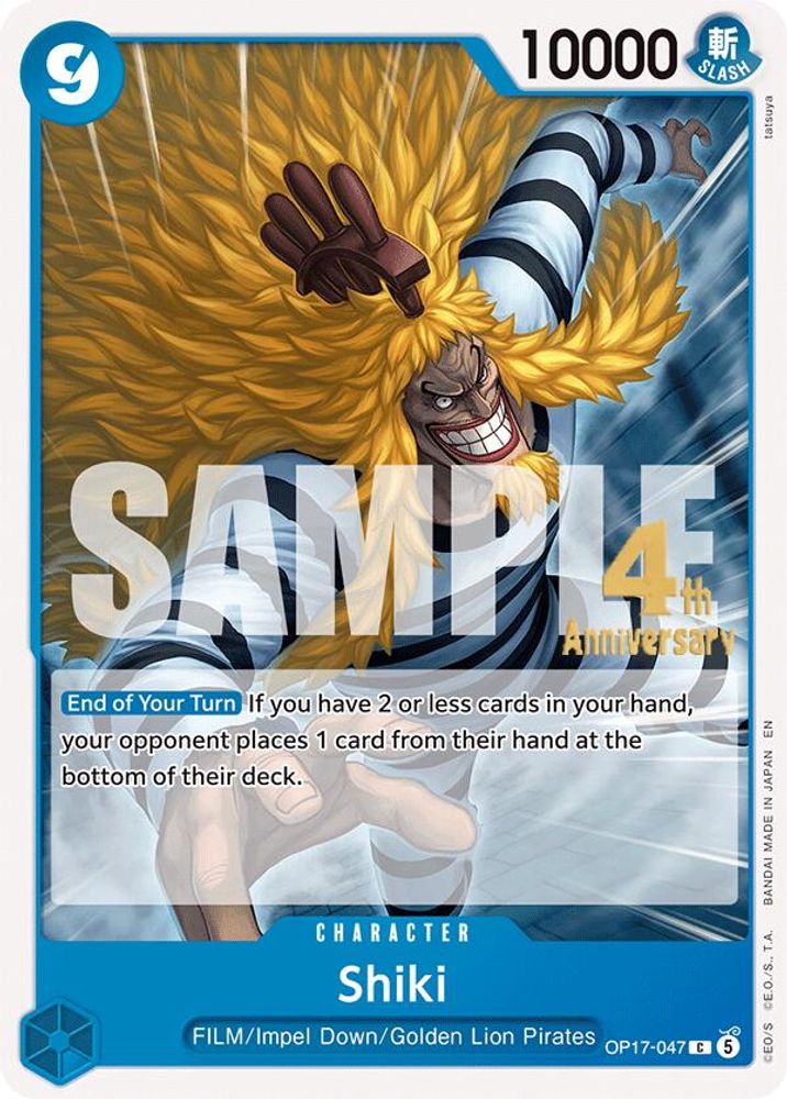 Shiki One Piece TCG Card