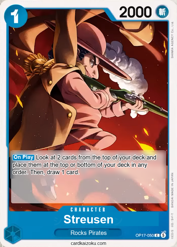 Streusen One Piece TCG Card