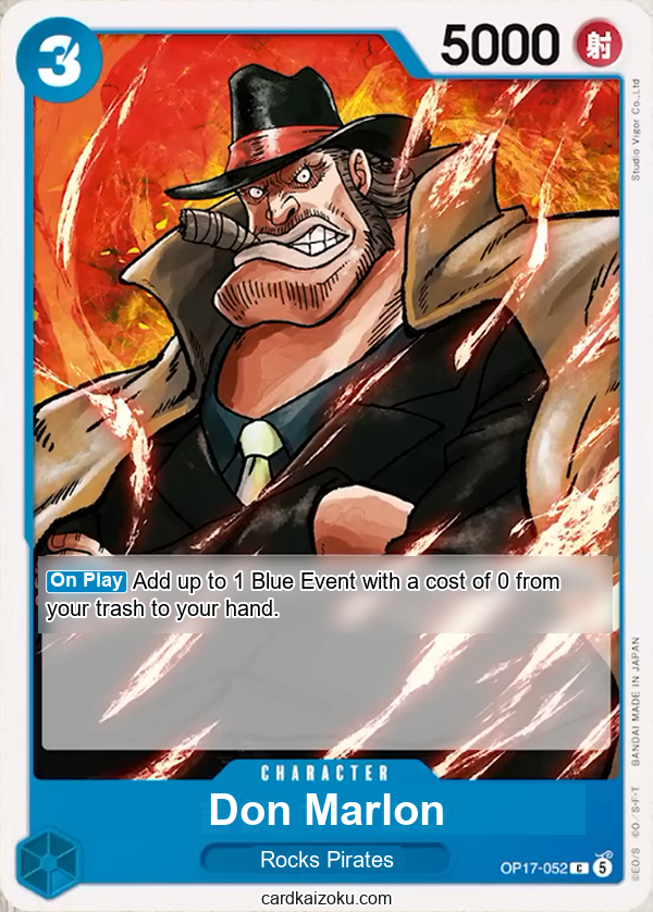 Don Marlon One Piece TCG Card