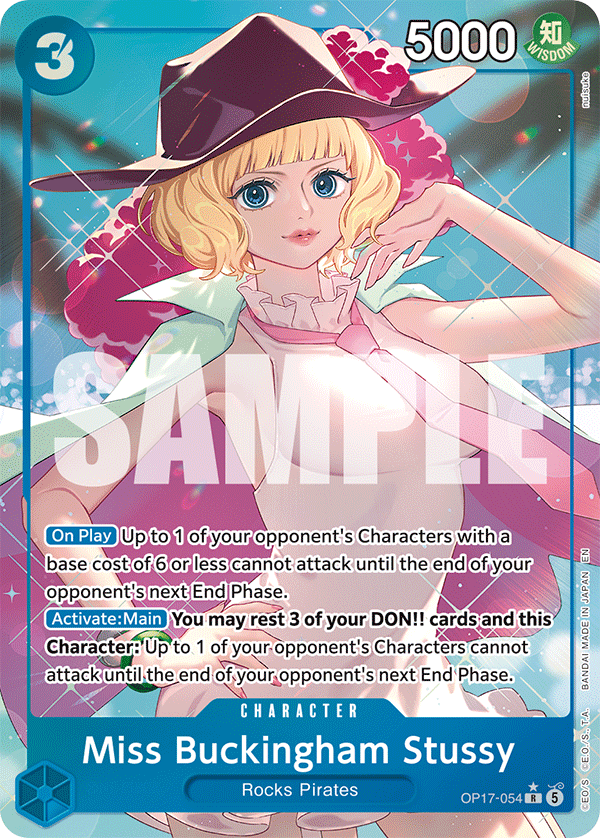Miss Buckingham Stussy One Piece TCG Card