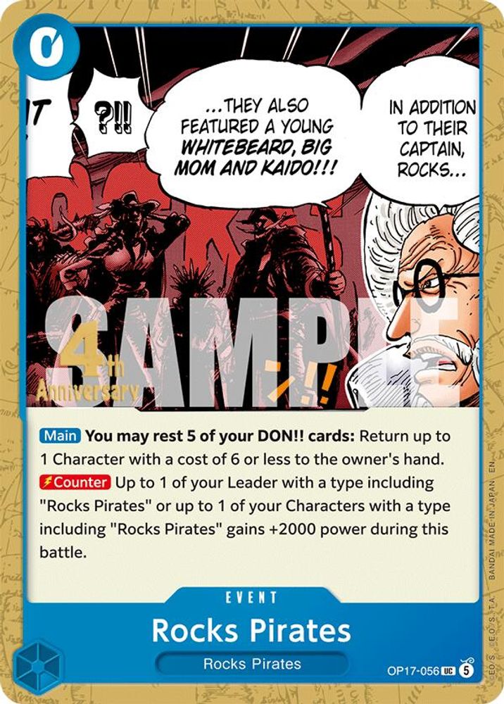 Rocks Pirates One Piece TCG Card