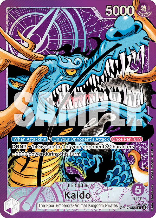 Kaido One Piece TCG Card