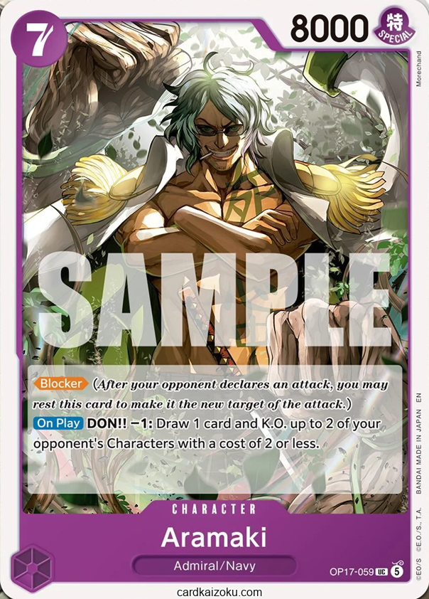Aramaki One Piece TCG Card