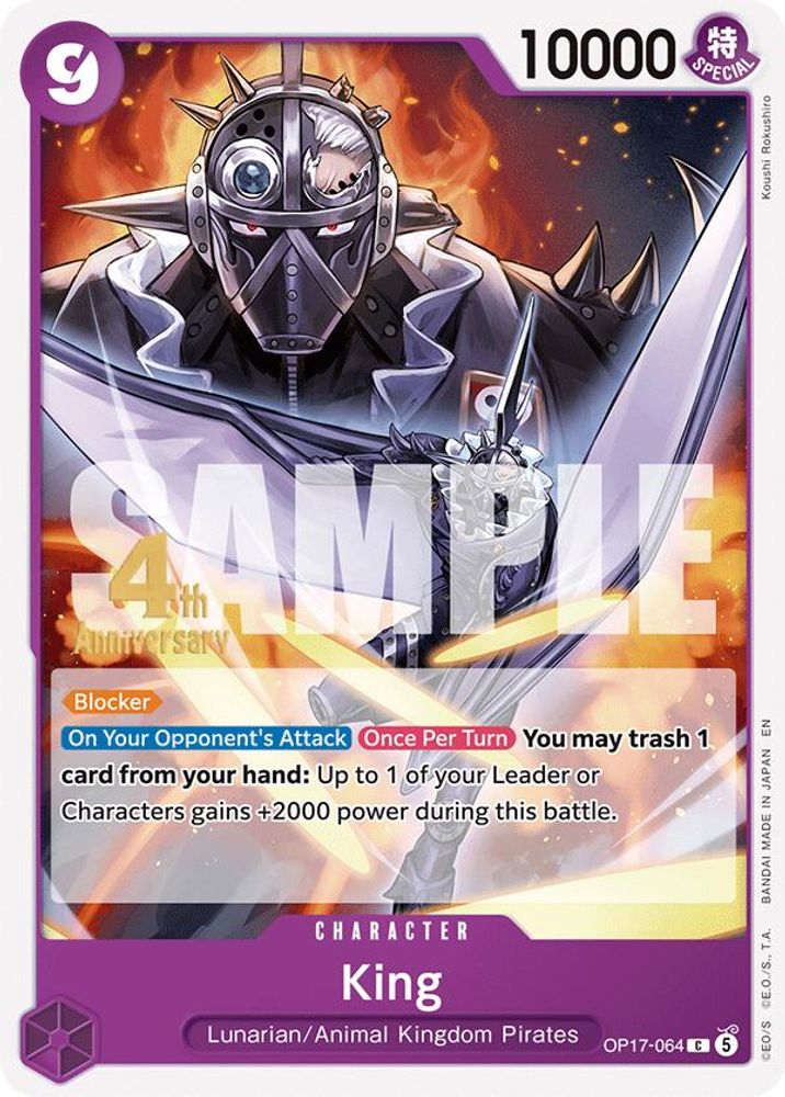 King One Piece TCG Card