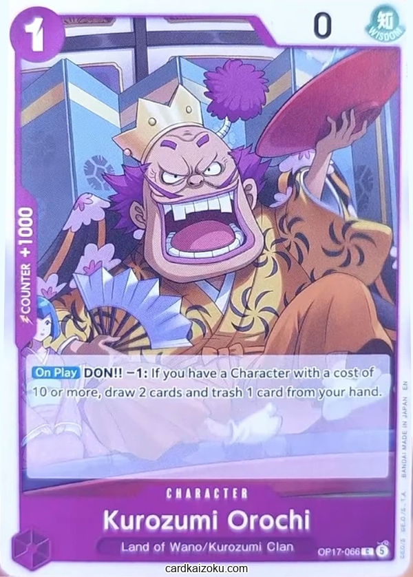 Kurozumi Orochi One Piece TCG Card