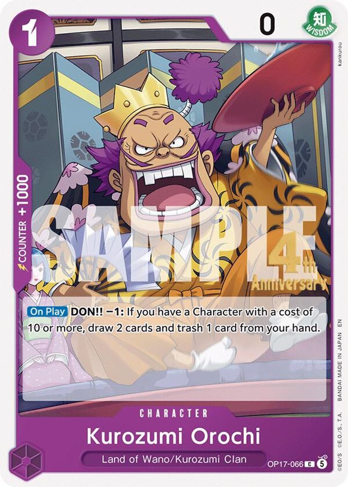 Kurozumi Orochi One Piece TCG Card