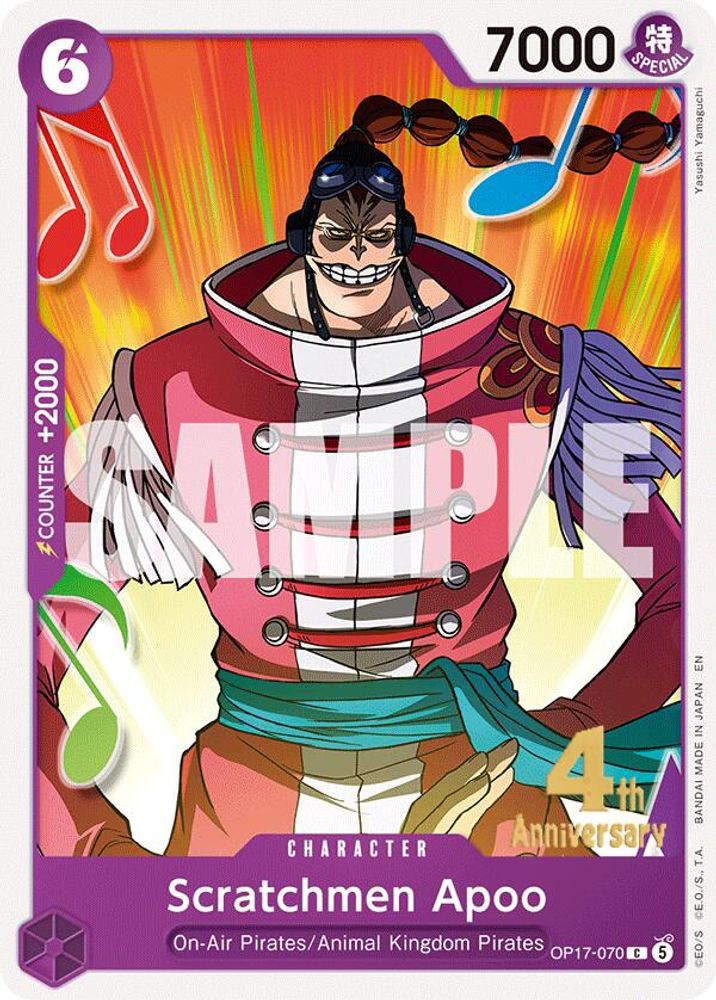 Scratchmen Apoo One Piece TCG Card
