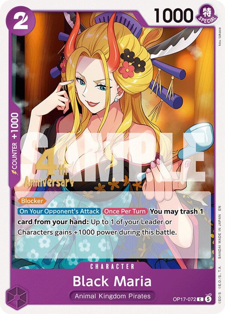 Black Maria One Piece TCG Card