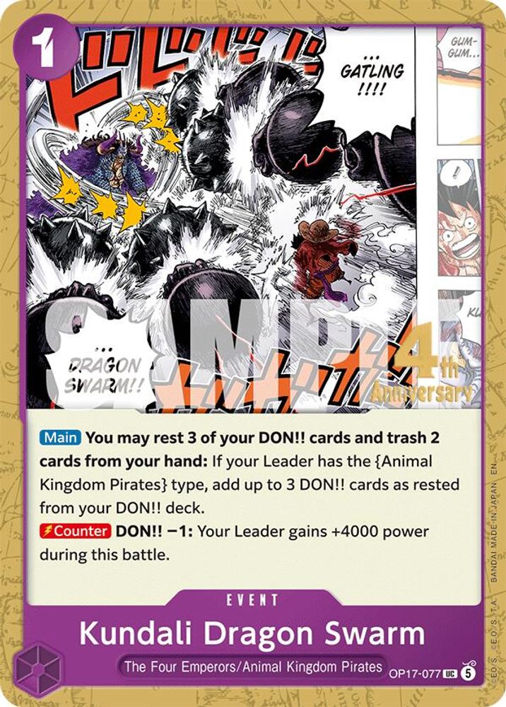 Kundali Dragon Swarm One Piece TCG Card