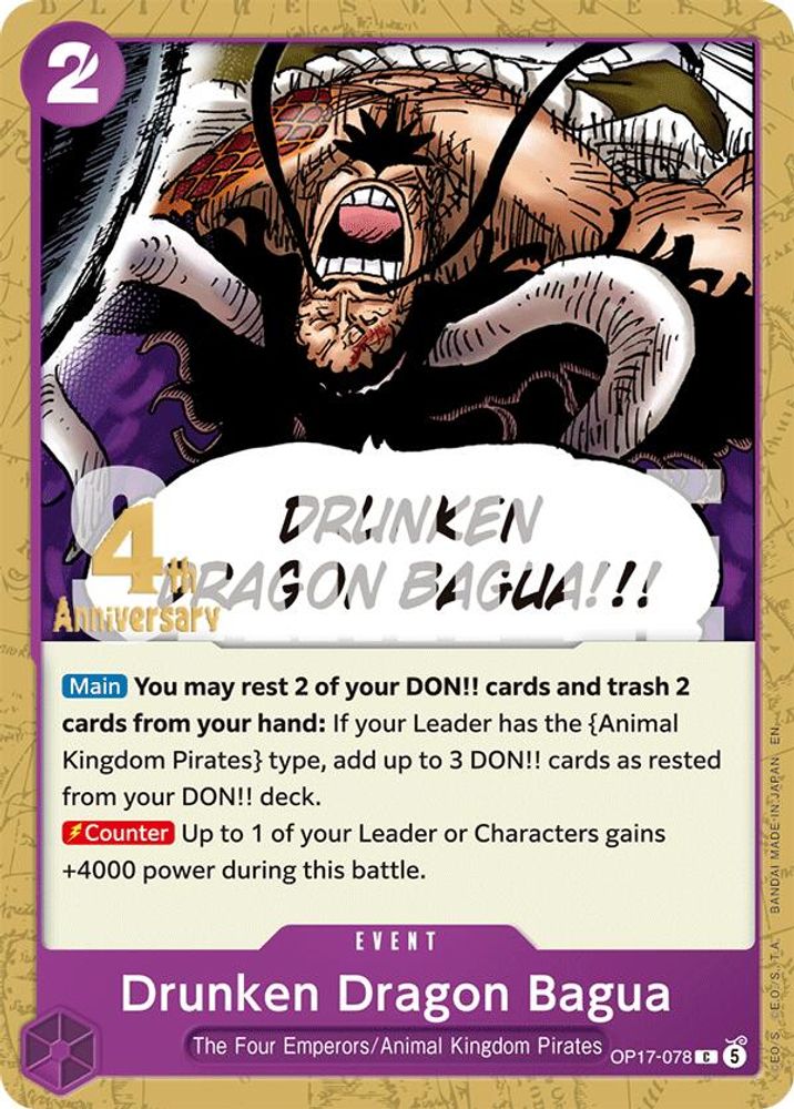 Drunken Dragon Bagua One Piece TCG Card