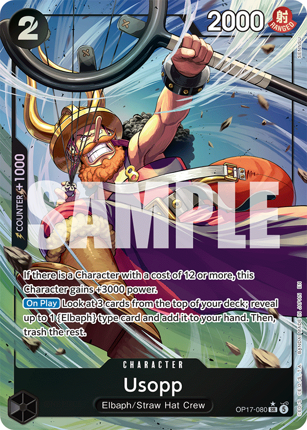 Usopp One Piece TCG Card