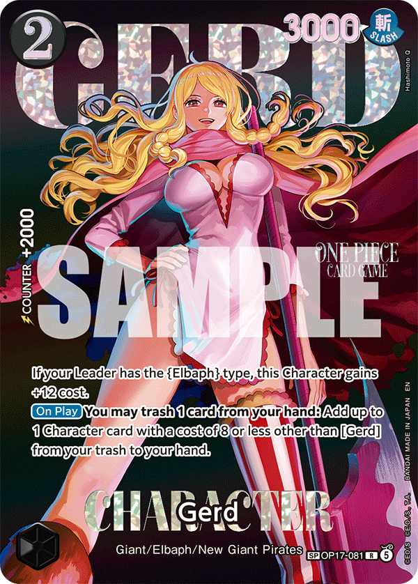 Gerd One Piece TCG Card