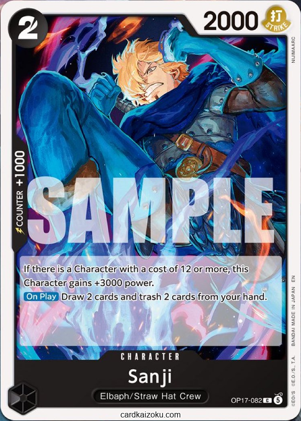 Sanji One Piece TCG Card