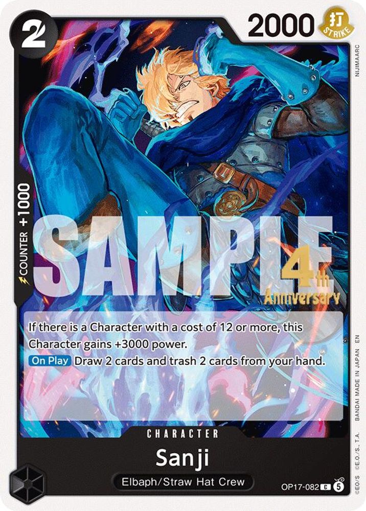 Sanji One Piece TCG Card