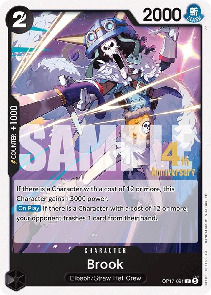Brook One Piece TCG Card