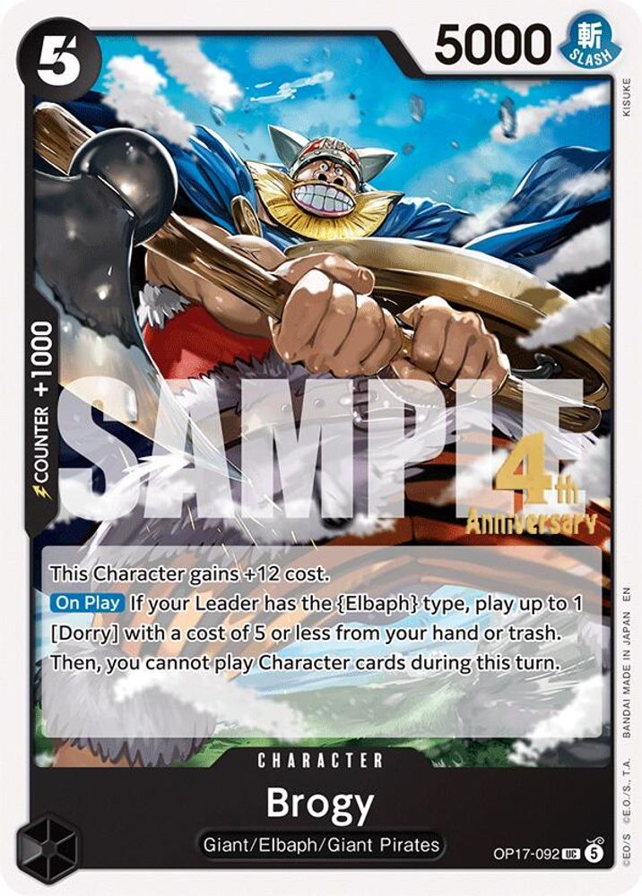 Brogy One Piece TCG Card
