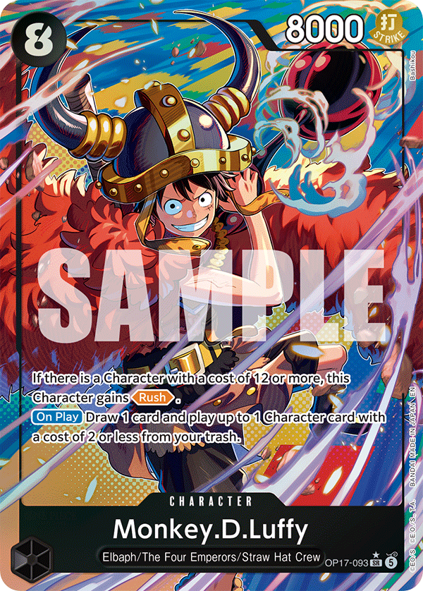 Monkey.D.Luffy One Piece TCG Card