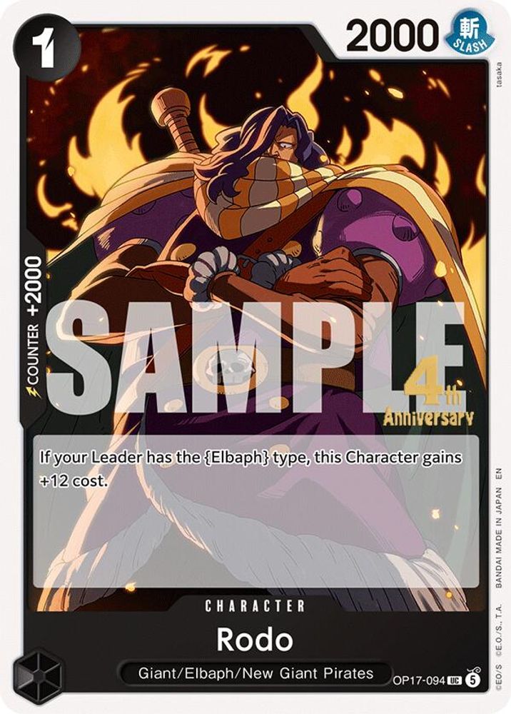 Rodo One Piece TCG Card