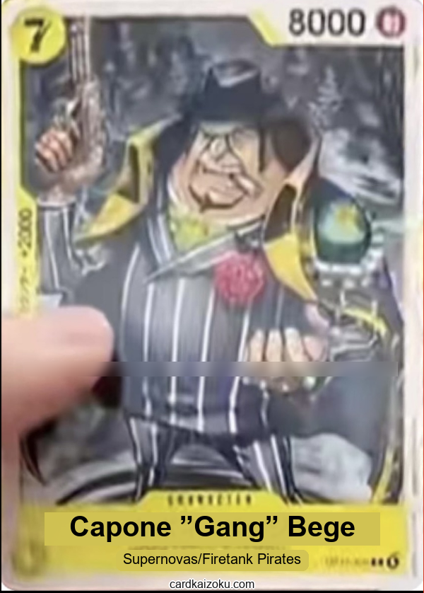 Capone ”Gang” Bege One Piece TCG Card