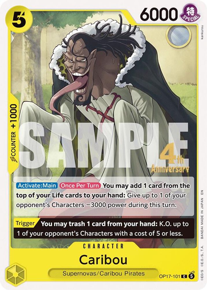 Caribou One Piece TCG Card