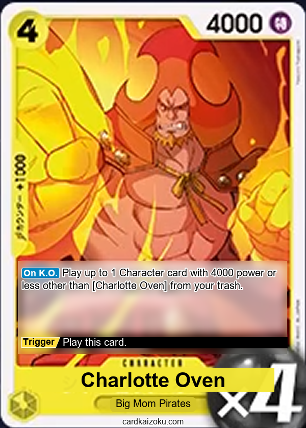 Charlotte Oven One Piece TCG Card