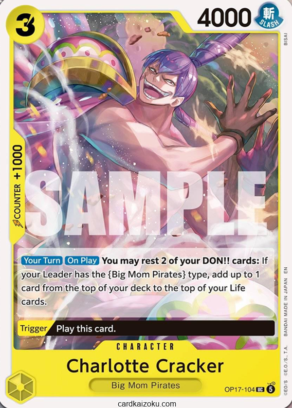 Charlotte Cracker One Piece TCG Card