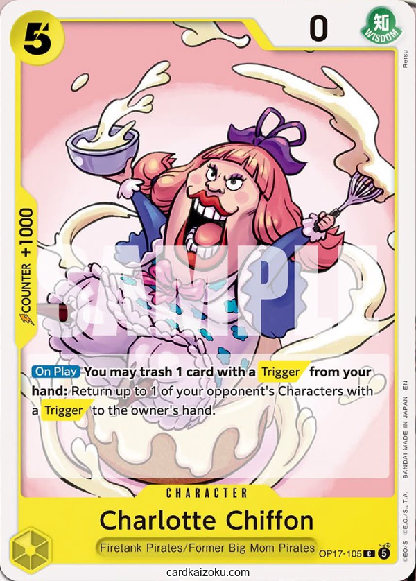 Charlotte Chiffon One Piece TCG Card
